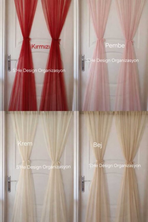 Hastane Odası Kapı Süsleme Lastikli Kapı Tülü (SADECE 2 adet TÜL) Organizasyon Tülü Lacivert