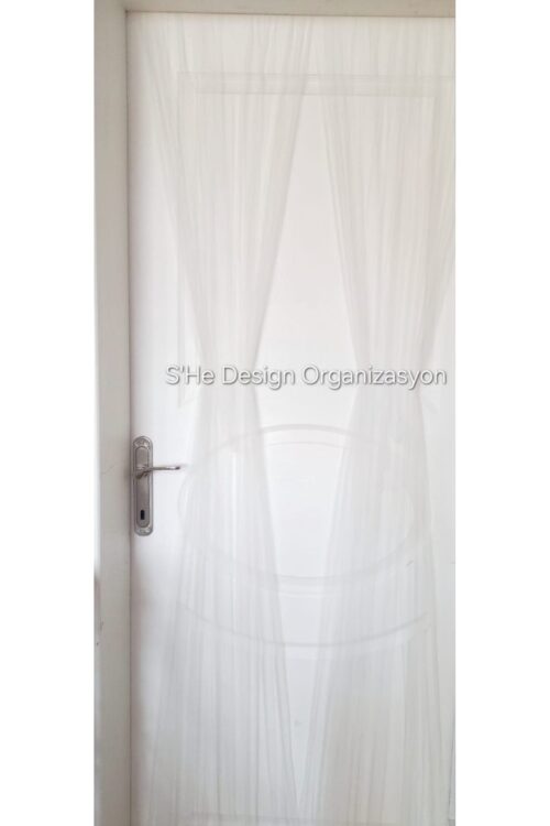 Hastane Odası Kapı Süsleme Lastikli Kapı Tülü (SADECE 2 adet TÜL)