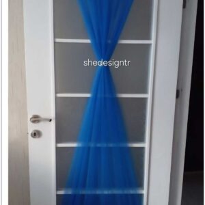 KAPI SÜSLEME TÜLÜ 5 METRE (SADECE TÜL) SAKS MAVİSİ /SÜNNET SÜSLEME