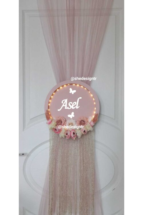 HASTANE ODASI KAPI SÜSLEME / LASTİKLİ KAPI TÜLÜ / ORGANİZASYON SÜSLEME TÜLÜ (SADECE TÜL)