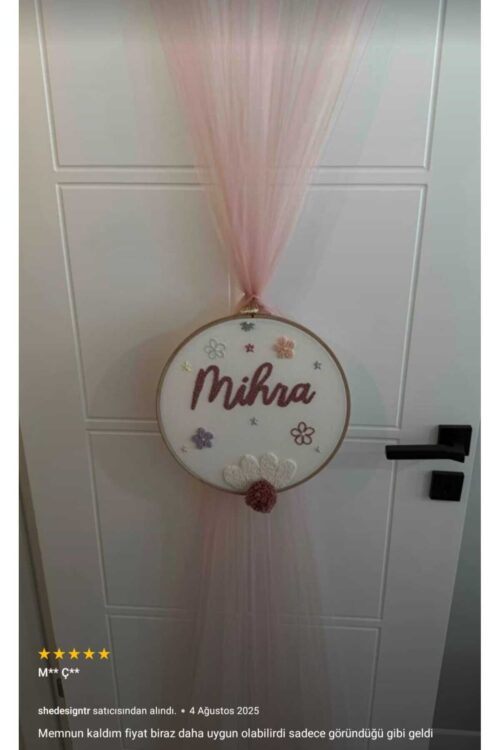 HASTANE ODASI KAPI SÜSLEME / LASTİKLİ KAPI TÜLÜ / ORGANİZASYON SÜSLEME TÜLÜ (SADECE TÜL)