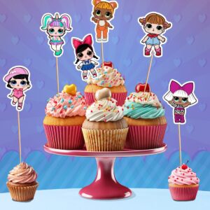 Lol Bebek Temalı 12’li Cupcake Süsü
