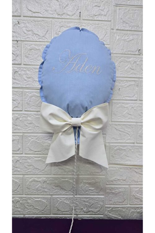 NAKIŞ İSİM İŞLEMELİ 25x35 BÜYÜK BOY BALON YASTIK