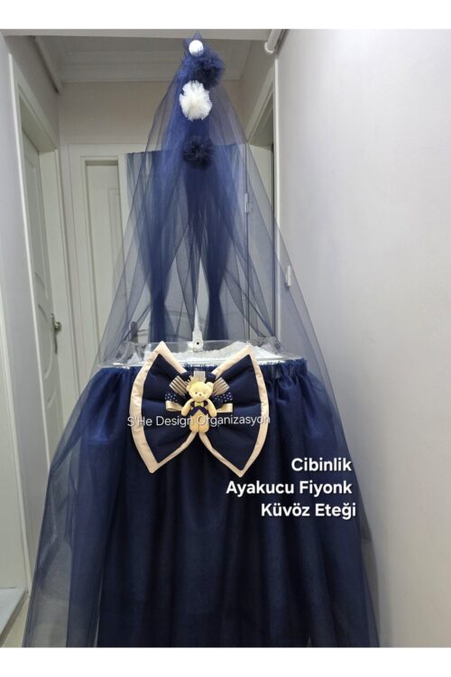 Hastane Odası Beşik Süsleme Setleri / Fiyonk/küvöz Eteği/cibinlik