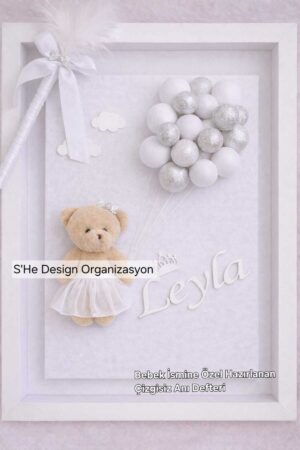 Bebek İsmine Özel Hazırlanan Anı Hatıra Defteri