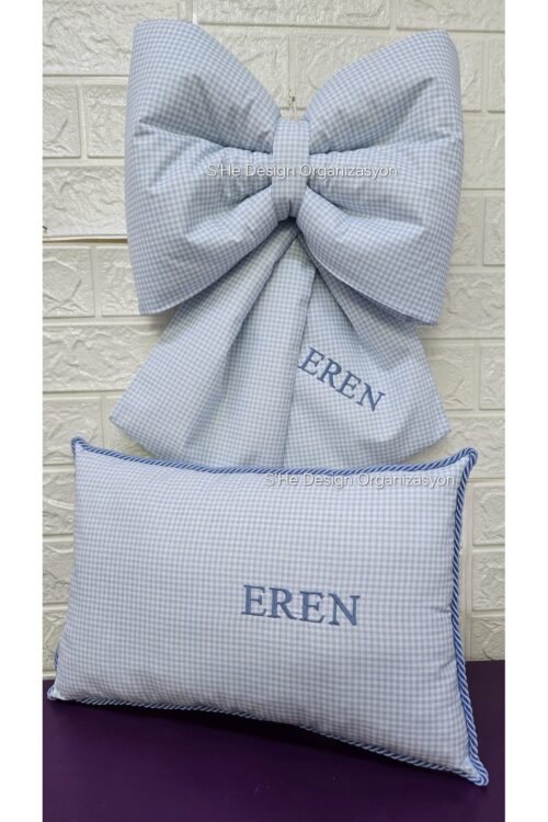 NAKIŞ İŞLEMELİ POFUDUK FİYONK KAPI SÜSÜ VE TAKI YASTIĞI