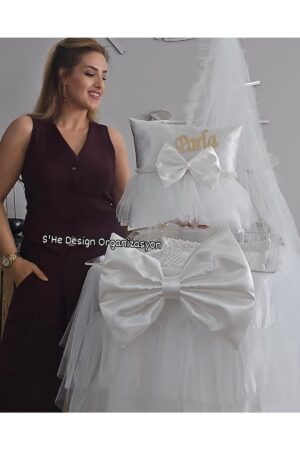 Hastane Odası Cibinlikli Beşik Süsleme Seti