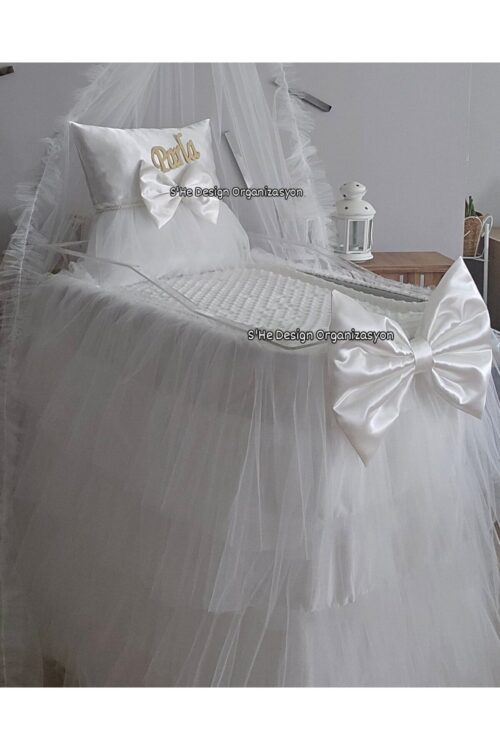 Hastane Odası Cibinlikli Beşik Süsleme Seti