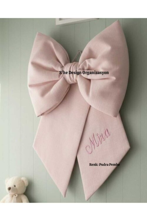 NAKIŞ İSİM İŞLEMELİ HAZIR FİYONK KAPI / DUVAR SÜSÜ / BEBEK ODASI DEKOR