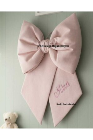 NAKIŞ İSİM İŞLEMELİ HAZIR FİYONK KAPI / DUVAR SÜSÜ / BEBEK ODASI DEKOR
