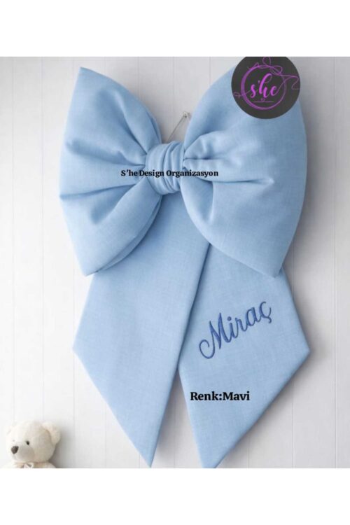 NAKIŞ İSİM İŞLEMELİ HAZIR FİYONK KAPI / DUVAR SÜSÜ / BEBEK ODASI DEKOR