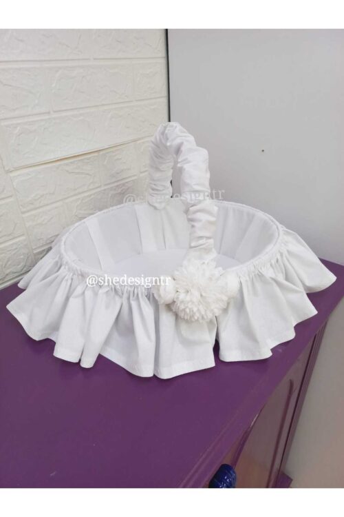 Yenidoğan Hediyelik Sunum Sepeti - Kırk Uçurma Sepeti - Şeker Sepeti