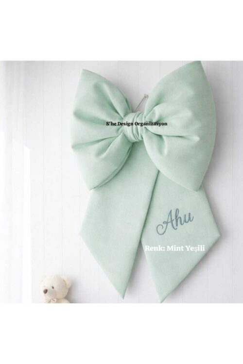 NAKIŞ İSİM İŞLEMELİ HAZIR FİYONK KAPI / DUVAR SÜSÜ / BEBEK ODASI DEKOR