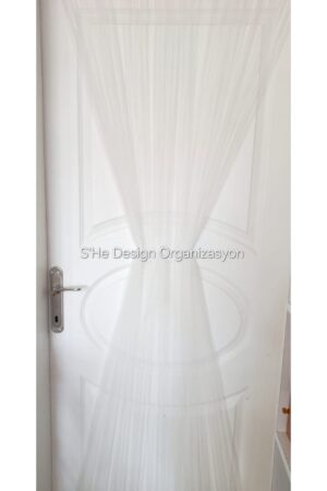 Hastane Odası Kapı Süsleme Lastikli Kapı Tülü / Organizasyon Lastikli Kapı Tülü