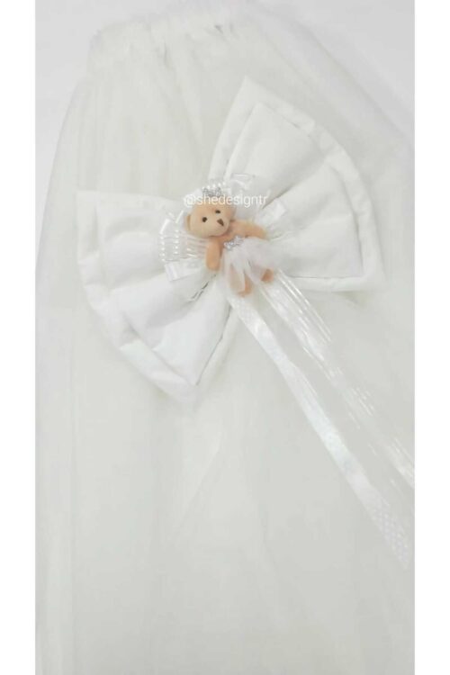 Küvöz Eteği Ve Ayak Ucu Fiyonk Seti /Kız Bebek Hastane Odası Süsleme /Beşik Süsleme