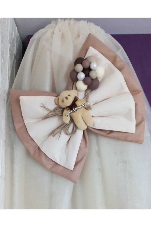 Küvöz Eteği Ve Ayak Ucu Fiyonk Seti /Kız Bebek Hastane Odası Süsleme /Beşik Süsleme