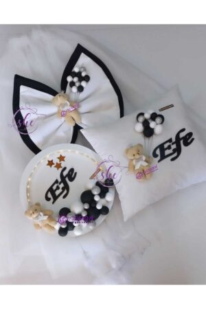 Beşik Süsleme Taraftar Seti / Hastane Odası Ledli Kapı Süsü / Küvöz Eteği / Ayak Ucu Fiyonk