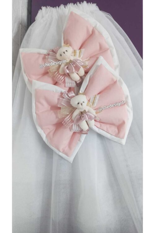 Yenidoğan Erkek Bebek Ve Hamile Fiyonk Seti Mavi/taba